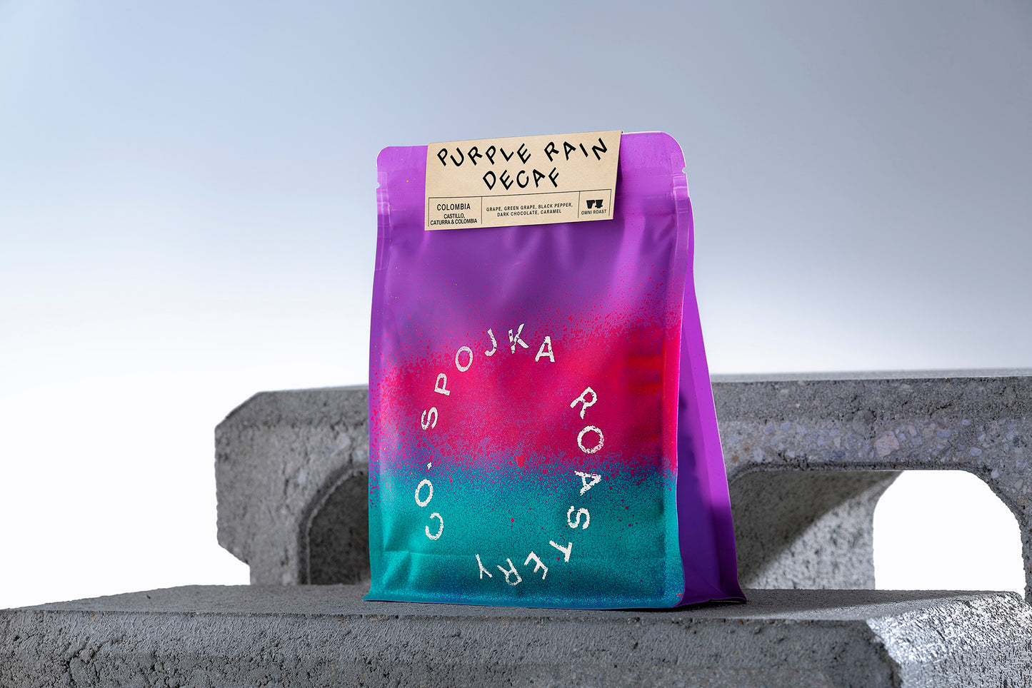 Purple Rain Decaf, omni roast