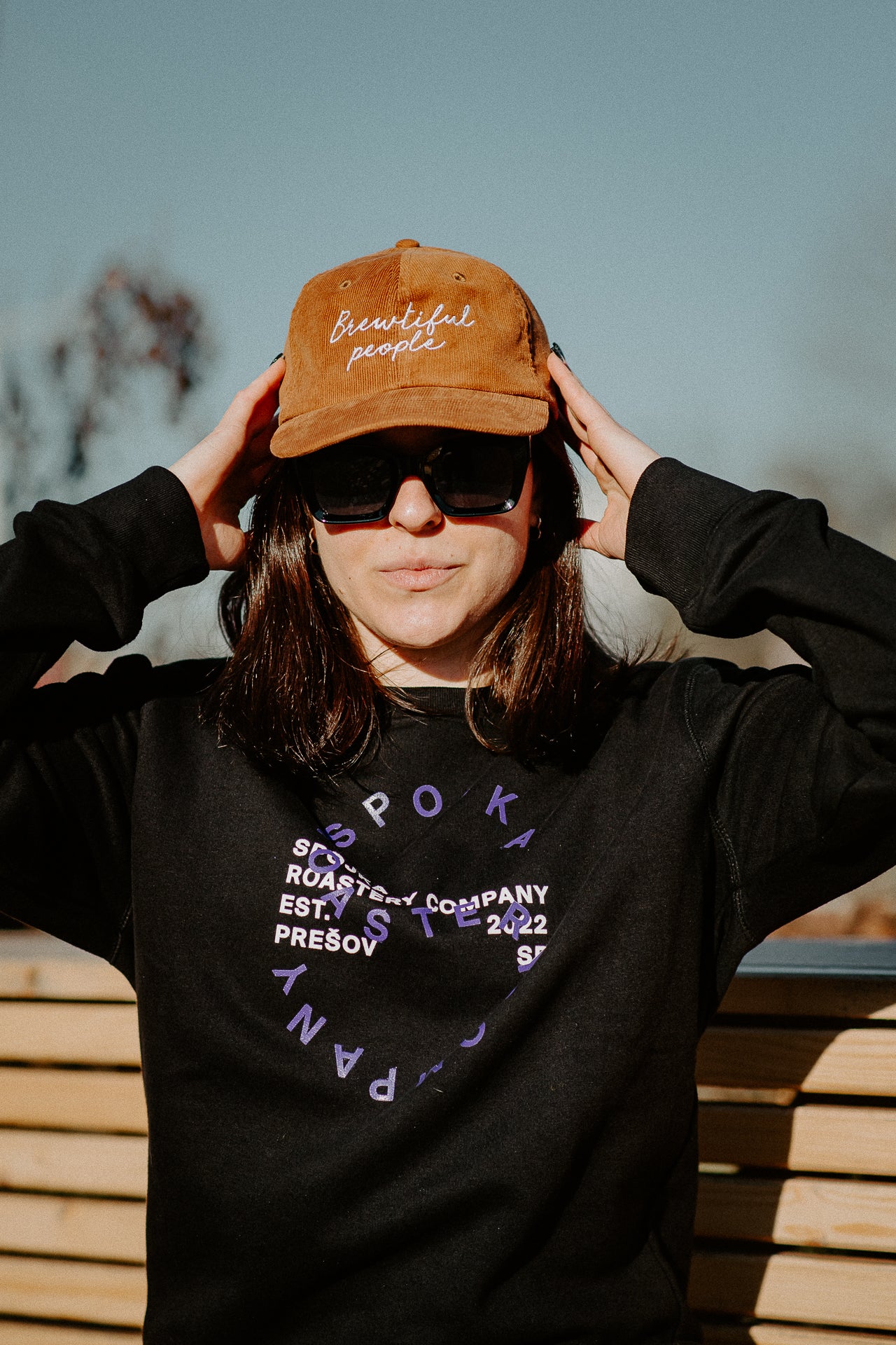 Cap with embroidery